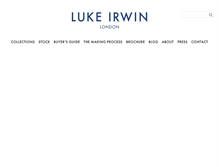 Tablet Screenshot of lukeirwin.com